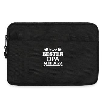 Bester Opa seit 2022 - Laptoptasche 13" - Schwarz - Vorne