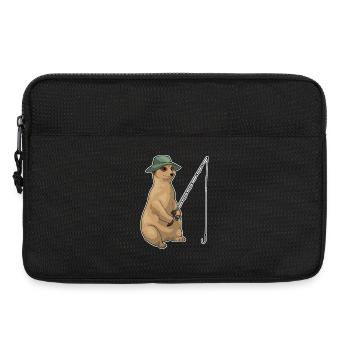 Meerkat Angler Fishing Rod Fishing Rod - Laptop bag 13" - black - Front