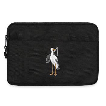 Pêche à la canne à pêche Stork Angler - Sacoche pour ordinateur portable 13 pouces - noir - Devant