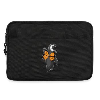 Penguin Butterfly Wings - Laptop bag 13" - black - Front