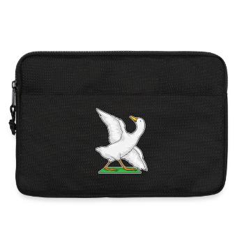 Duck Yoga Fitness Gymnastics - Laptop bag 13" - black - Front