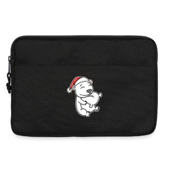 Ours polaire Noël Sommeil Sommeil Sommeil Sommeil - Sacoche pour ordinateur portable 13 pouces - noir - Devant