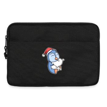 Pingouin Noël Sommeil Sommeil Sommeil - Sacoche pour ordinateur portable 13 pouces - noir - Devant