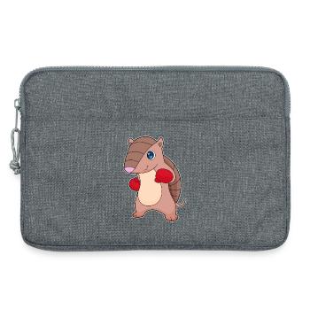 Belted Animal Boxer Boxing Gloves Boxing - Laptop bag 13" - heather grey - Front