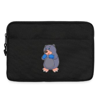 Boxeur Mole Boxer Gants de boxe Boxe Boxe - Sacoche pour ordinateur portable 13 pouces - noir - Devant
