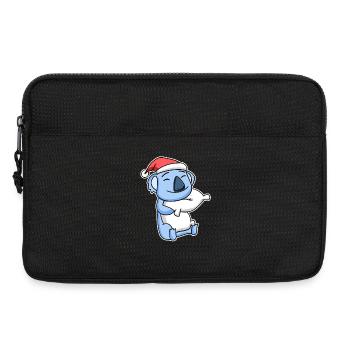 Koala Noël Sommeil Sommeil Sommeil - Sacoche pour ordinateur portable 13 pouces - noir - Devant