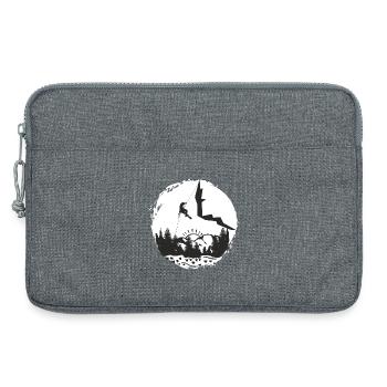 Time to Climb - Climbing Lovers - Laptoptasche 13" - Grau meliert - Vorne