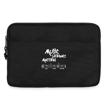 Music Literacy Matters - Laptop bag 13" - black - Front