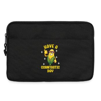 Habt Einen Korntastischen Tag - Laptoptasche 13" - Schwarz - Vorne