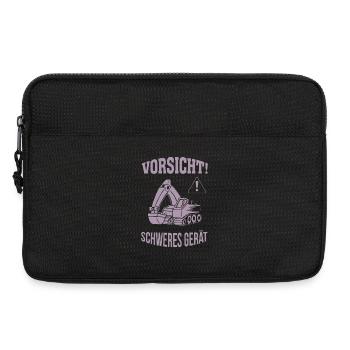 Bagger Baggerfahrer Baugeräteführer Schweres Gerät - Laptoptasche 13" - Schwarz - Vorne
