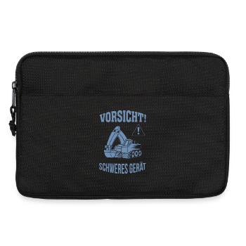 Bagger Baggerfahrer Baugeräteführer Schweres Gerät - Laptoptasche 13" - Schwarz - Vorne