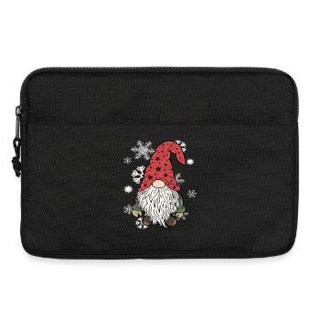 Gnome Elfes de Noël Flocons de neige - Sacoche pour ordinateur portable 13 pouces - noir - Devant