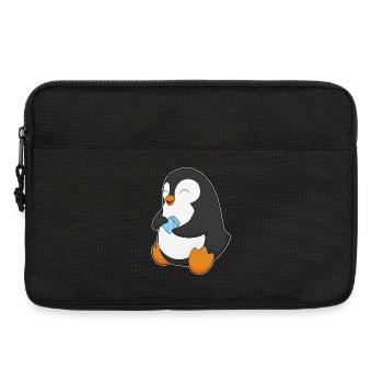 Pinguin Eiswürfel - Laptoptasche 13" - Schwarz - Vorne