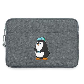 Penguin Photographer Camera - Laptop bag 13" - heather grey - Front