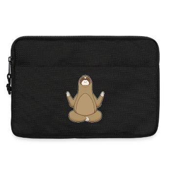 Sloth Yoga Fitness Meditation - Laptop bag 13" - black - Front
