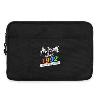 1992 - Born 1992 - Year of birth 1992 - Laptop bag 13" - black - Front