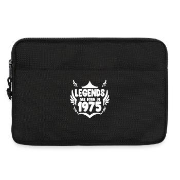 1975 - Born 1975 - Year of birth 1975 - Laptop bag 13" - black - Front