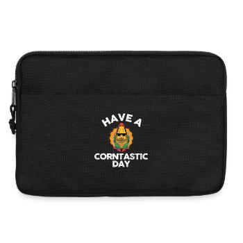 Habt Einen Korntastischen Tag - Laptoptasche 13" - Schwarz - Vorne
