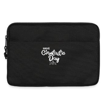 Habt Einen Korntastischen Tag - Laptoptasche 13" - Schwarz - Vorne
