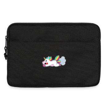 Funny Unicorn - Laptop bag 13" - black - Front