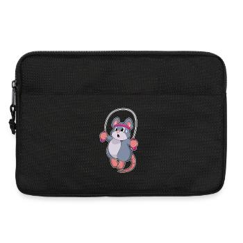 Mouse Skipping Rope Skipping Rope Fitness - Laptop bag 13" - black - Front