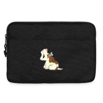 Os de chien - Sacoche pour ordinateur portable 13 pouces - noir - Devant