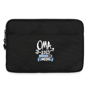 Oma 2023 - Werdende Oma 2023 - Laptoptasche 13" - Schwarz - Vorne