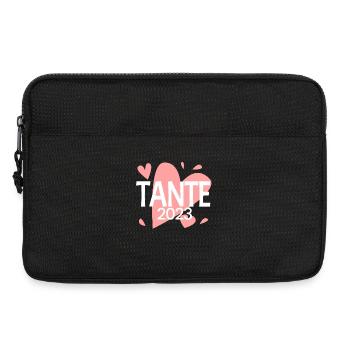 Tante 2023 - Tante werden - Tante Geschenk - Laptoptasche 13" - Schwarz - Vorne