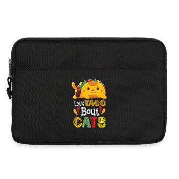 Let's Taco Bout Cats Catlover - Laptoptasche 13" - Schwarz - Vorne