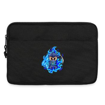 4th birthday boy 4 years old ninja - Laptop bag 13" - black - Front