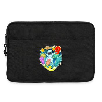 8. Geburtstag 8 Jahre Junge Astronaut Weltall - Laptoptasche 13" - Schwarz - Vorne