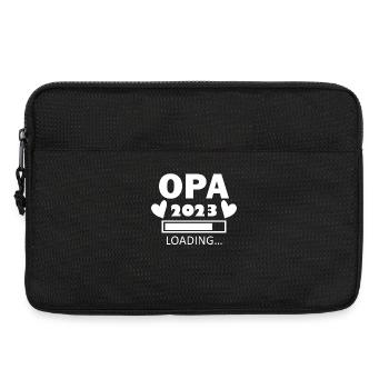 Opa 2023 - Opa werden - Bald Opa - Laptoptasche 13" - Schwarz - Vorne