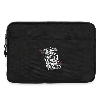 Cuire le monde mieux - Baking Lovers - Sacoche pour ordinateur portable 13 pouces - noir - Devant