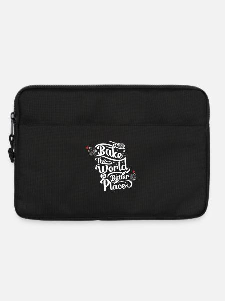 Bake the World a Better Place - Baking Lovers - Laptoptasche 13" - Schwarz