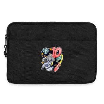 10. Geburtstag 10 Jahre Junge Astronaut Weltall - Laptoptasche 13" - Schwarz - Vorne