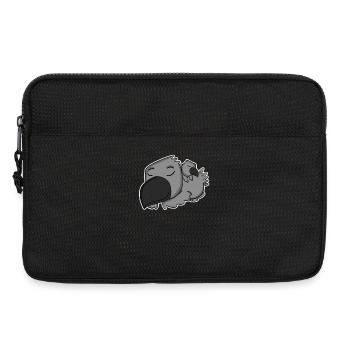 Crow with baby crow - Family - Laptop bag 13" - black - Front