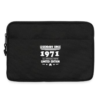 Baujahr 1971 - Jahrgang 1971 - Laptoptasche 13" - Schwarz - Vorne