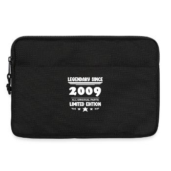 2009 - Year of construction 2009 - Vintage 2009 - Laptop bag 13" - black - Front