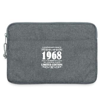 1968 - Born 1968 - Laptop bag 13" - heather grey - Front