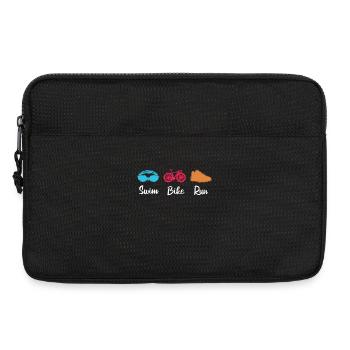 Triathlet - Laptoptasche 13" - Schwarz - Vorne