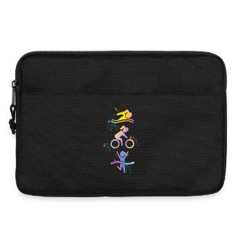 Watercolor Women's Triathlon - Laptop bag 13" - black - Front