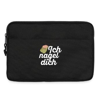 Ich Nagel Dich Nageldesignerin - Laptoptasche 13" - Schwarz - Vorne