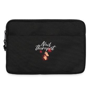 Thérapeute des ongles Drôle de nail - Sacoche pour ordinateur portable 13 pouces - noir - Devant