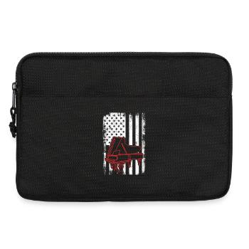 4. Juli Klavierspieler - Laptoptasche 13" - Schwarz - Vorne
