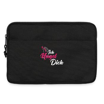 Ich Nagel Dich Nageldesignerin - Laptoptasche 13" - Schwarz - Vorne