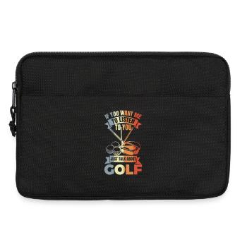 Best Golfer Joke - Laptop bag 13" - black - Front