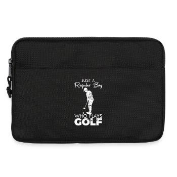 Regular Boy Who Plays Golf - Laptoptasche 13" - Schwarz - Vorne
