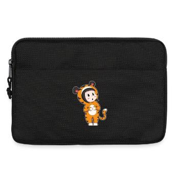 Tiger Girl Costume - Sacoche pour ordinateur portable 13 pouces - noir - Devant