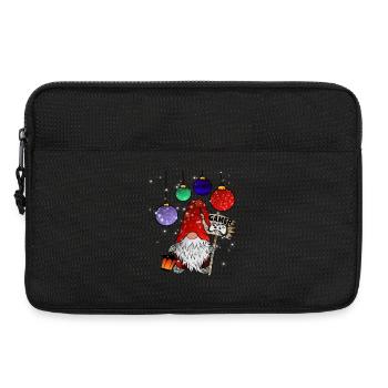 Gamer Wichtel Christmas Gnome - Laptoptasche 13" - Schwarz - Vorne