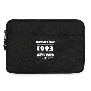 1993 - Né 1993 - Année de construction 1993 - Sacoche pour ordinateur portable 13 pouces - noir - Devant